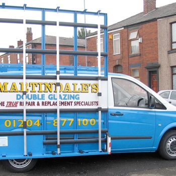 Extra high rack for a Mercedes Vito for Martindales